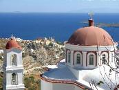 Densely built on a hill and dominated by the Catholic Monastery of Saint George,