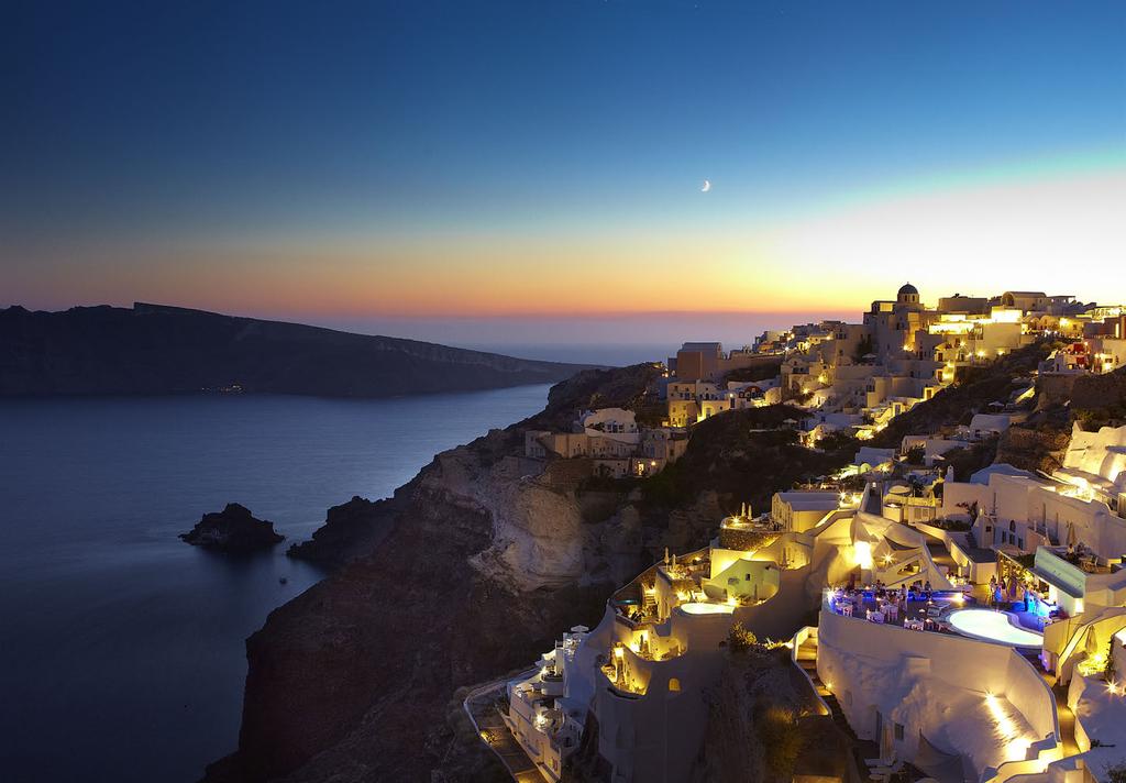 Must see Oia Celebrated internationally for its sunsets, Oia is one of the most beautiful Cycladic settlements, filled with colorful undercut cave structures, simple churches, captains houses, luxury