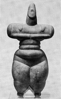 Neolithic/Early Cycladic idol, origin: Cycladic