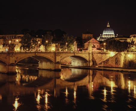 p9 Rome by night with dinner TRANSPORT CAR OR MINIVAN AT DISPOSAL 5 HOURS 3 HOURS DINNER (DRINKS NOT INCLUDED) 5 HOURS Meet your expert guide at 5:30 pm at your hotel