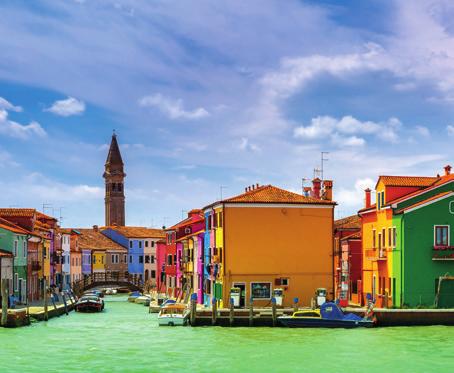 seeing colorful boats framed by gorgeous Gothic palaces! Soak up the romance of Venice on a 35 minutes private gondola ride accompanied with local musicians float along the fascinating Gran Canal!