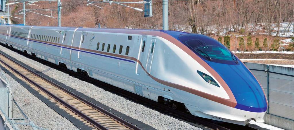 REVIEW OF OPERATIONS Transportation >Intercity Network Centered on Shinkansen Shinkansen lines from Tokyo to fi ve destinations are the backbone of JR East s intercity