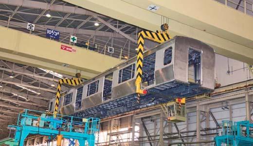 In addition to manufacturing technology for stainless-steel railcars, we have advanced capabilities for development and design and for manufacturing express railcars.