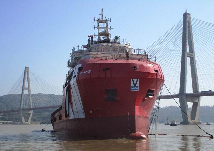 OSV NEWBUILDINGS, S&P FIRST KCM PSV DELIVERED TO VROON Vroon Offshore has accepted delivery of newbuild PSV VOS Pride from the Fujian Southeast Shipyard in China.