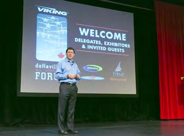 Viking Twin Otter Series 400 and Guardian 400 presentations highlighting new aircraft features and sales options.