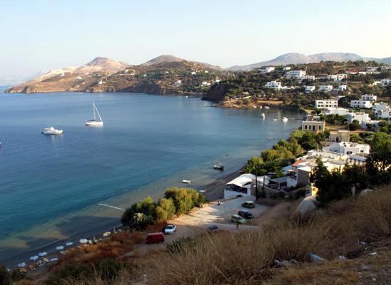 According to mythology, Leros island, due the fact that it possesses a large