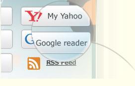 Prijava pomodu My Yahoo ili Google čitača (engl. reader). My Yahoo (http://my.yahoo.com) i Google čitač (http://www.google.