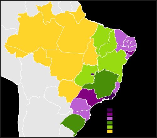 Density & Distribution Interior of Brazil is sparsely populated Mainly rainforest