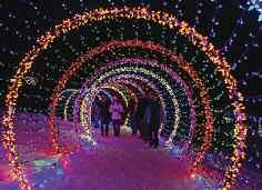 NOV 27-DEC 14 NOV 28-DEC 31 NOV 28-JAN 4 DEC 7-31 WAUKESHA Country Christmas Light Show: A holidayin-lights extravaganza featuring 250 displays lit with more than 750,000 lights in a one-mile drive