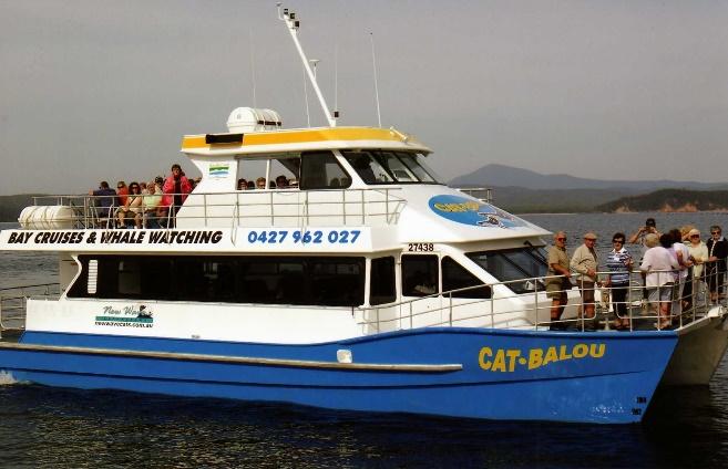 Day 3 This morning we head to the fishing, timber and whaling town of Eden. Our tour this morning is a 2 ½ hour harbour tour on Cat Balou a 16 mt Catamaran.