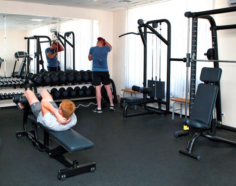 FITNESS CENTERS Fitness centers: Alexandrovsky Sad, Chistye Prudy, and Ekaterinensky Kvartal Fitness studio: Russkiy Dom Fitness centers are equipped with popular fitness equipment brand, Technogym.