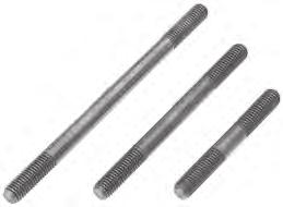 Alloy Steel Studs Material: Stressproof (125,000 psi Min.) Tensile (100,000 psi Min.)Yield Available in metric sizes. See the next page. Longer or special studs are available upon request.