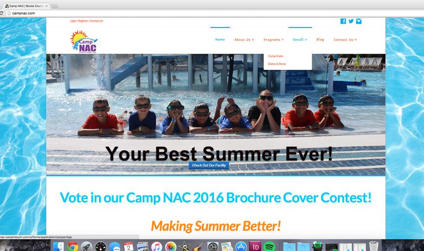 Click Enroll in the top right corner of the screen 3 4 Complete Your Camper Application! Returning families use your login and password 7 Tips to Remember when registering for camp! 1.