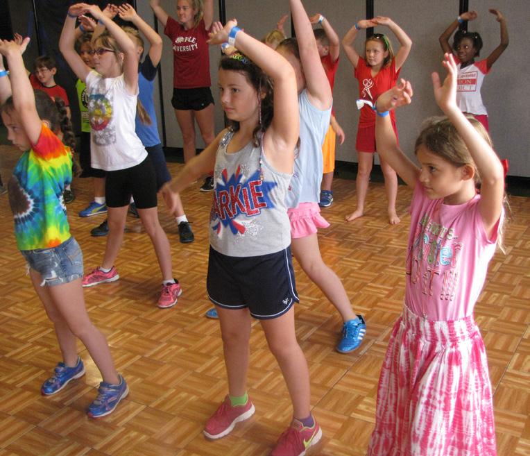 Camps at a Glance P ick your weeks and your camps! Zumba-tastic!