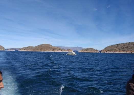 Boat ride on Lake Titicaca.