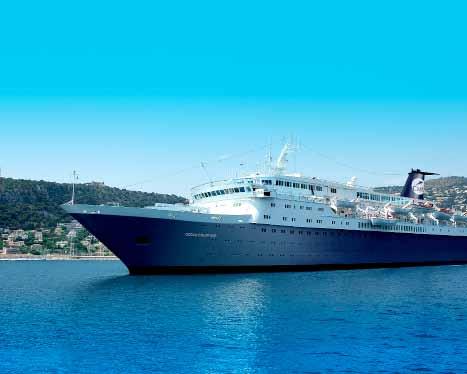 CRUISE HOLIDAYS 2011 Ocean Countess Directly Dublin Port Spain, Portugal & Morocco 2 October 10 nights Special Offer: Third/Fourth Adult 429; Third/Fourth Under 18 years 309 (subject to availability)