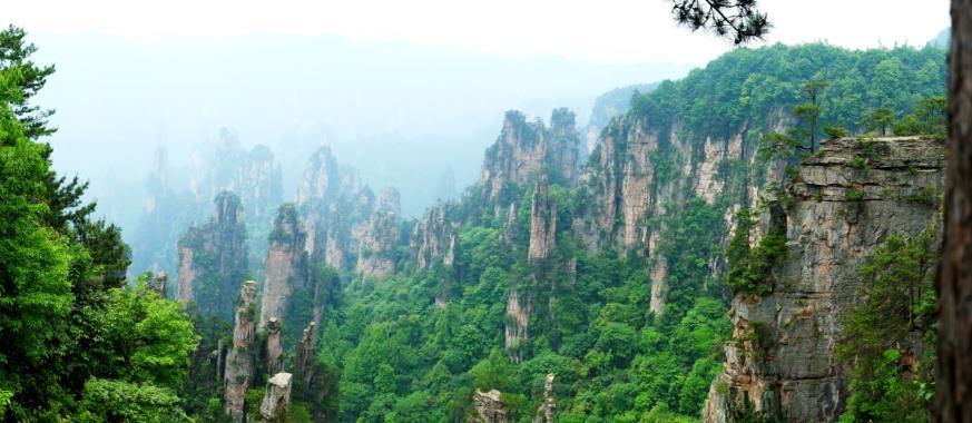Arrive at Zhangjiajie early afternoon and check into the Qinghe Jinjiang Hotel, a comfortable 4-star resort located close to the entrance of the mountain park.