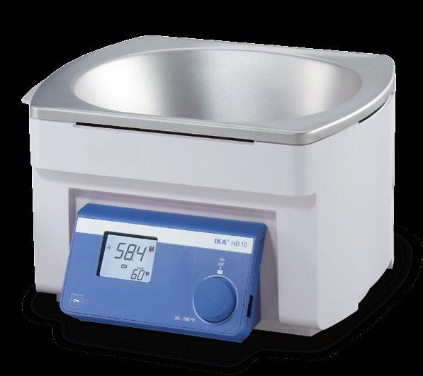 HB 10 /// Universal heating bath IKA heating baths are developed with a strong focus on safety.
