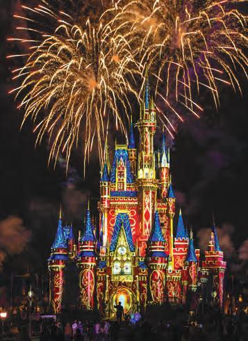 WALT DISNEY WORLD RESORT PARKS MAGIC KINGDOM PARK Opened: October 1, 1971 Disney s first theme park in Florida has six themed lands with dozens of attractions built around wonder, fantasy and fun: