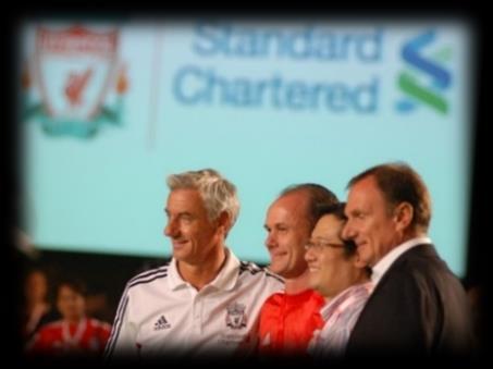 Their main sponsor, Standard Chartered Bank hosted the Team