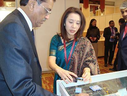 Madam Ambassador visited all the booths after the opening ceremony along with Mr. Rajiv Jain & Mr.