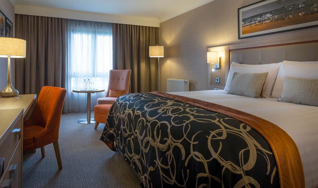For added luxury our executive rooms are located on the top floor of the hotel offering spectacular views of Dublin Bay and Wicklow Mountains.