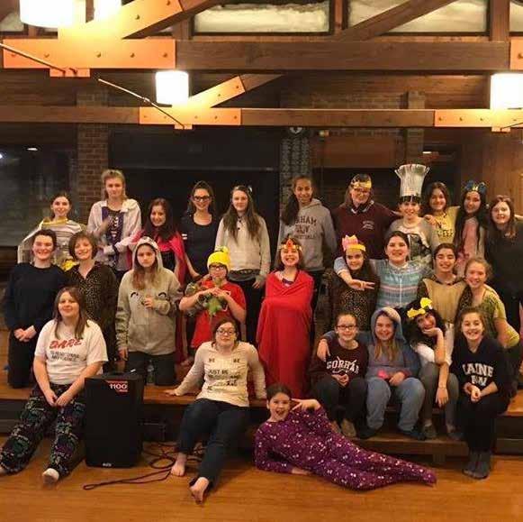 Older Girl Winter Camp-In Submitted by Danielle Irish, Cadette, Gorham Each February, Nonesuch Service Unit holds an Older Girl Scout
