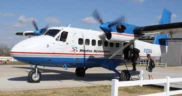 Our Super Caravan and Super Otter aircraft (featured below) are our primary jump ships, but our Super Skyvan tailgate aircraft are available for military training contracts.