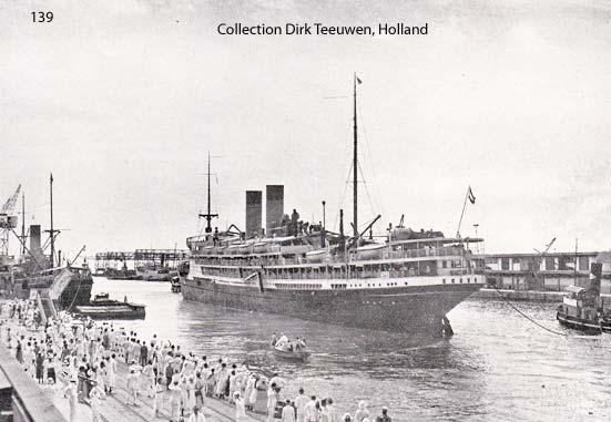 24. Departure of a mail boat (packet ship with passengers) for Holland,