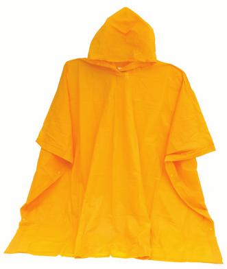 2499602 Rain Poncho-Yellow ONE SIZE Lightweight, all-purpose rain poncho; 100% PVC; 0.