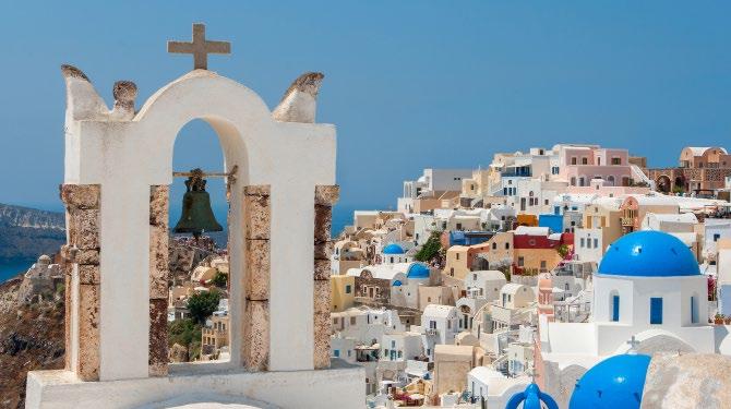 TOUR INCLUSIONS HIGHLIGHTS - Go island hopping in the Greek Islands - Admire the beauty of Santorini - Relax on the golden beaches of Paros - Enjoy vibrant Mykonos - Explore Athens on a city