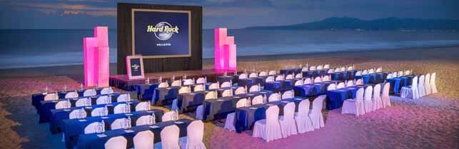 Theme decor, entertainment and lighting are priced according to group size and budget and are not included in the all-inclusive rate.