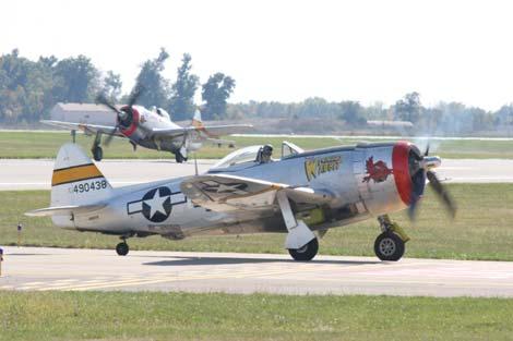 DAY 14: Saturday, 9 th August A full day at the "Thunder Over Michigan" airshow, featuring a salute to the "rough and tough" P-47 Thunderbolt and a special segment dedicated to the heavy bombers of