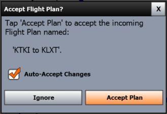 Note: If your flight plan is significantly modified, you should close the Airspace Info form and go through the Airspaces Process again.
