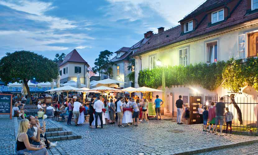 Maribor: the Old Vine House with the oldest grapevine in the world AND THE RURAL MEET The cultural landscape of the countryside In Slovenia s towns, you re only a stone s throw away from the