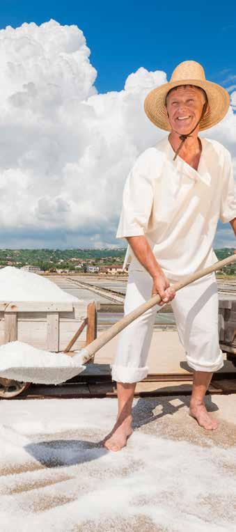 Salt-makers and salt-making The oldest salt pans in the northern mediterranean Piran salt has been produced using traditional procedures for over 700 years.