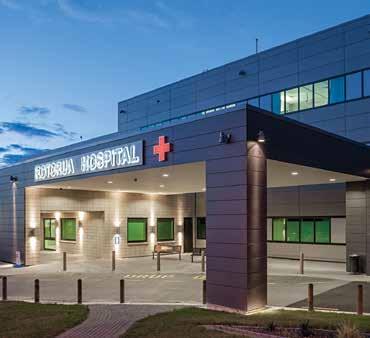 Rotorua Hospital, Rotorua A new inpatient building comprising emergency, ambulatory care, medical/surgical wards,