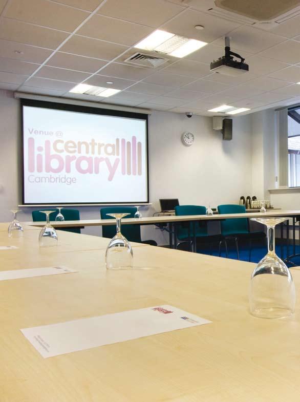 Venue@Central Library, Cambridge R Centrally located meeting & venue facilities R