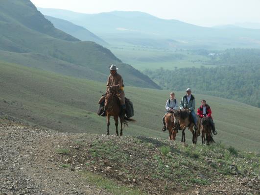 [7] The Mongol Ride - A 10 night itinerary, starting and ending in Ulaabaatar, with riding on 7 days in the Terelj and Khentii region, the homeland of Genghis Khan.