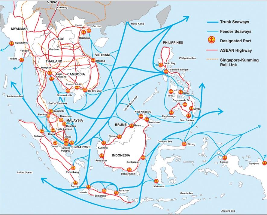 Bản đồ 7: Mạng lưới cảng biển ASEAN (APN) 2.