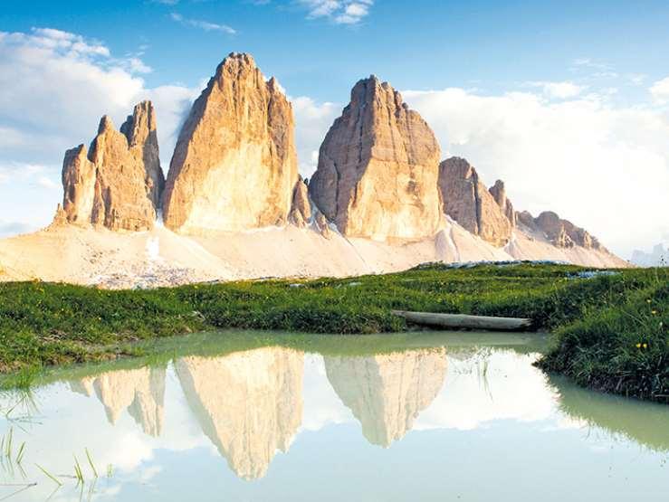 Italy From the Dolomites to the Adriatic - Bolzano Cortina Venice Bike Tour 2018 Individual Self-Guided 8 days / 7 nights You start cycling among the magnificent massif walls of the Dolomites, which