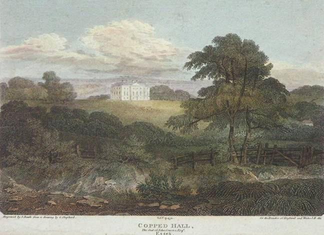 THE GEORGIAN COPPED HALL (1745 to date) In 1748 John Conyers, son of Edward, demolished the Medieval Copped Hall and uses much of the material in building the