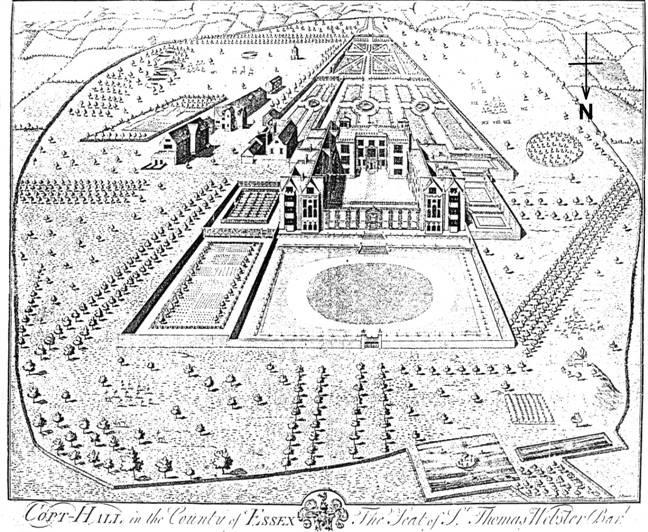 THE TUDOR COPPED HALL (1568-1748) In 1564 Elizabeth I granted Copped Hall to Sir Thomas Heneage.