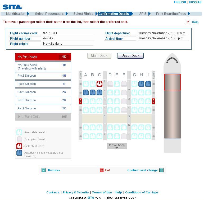 PassengerWeb Check-in Passenger to check-in from anywhere : home, office, poolside, etc Web check-in Intuitive and simple SITA