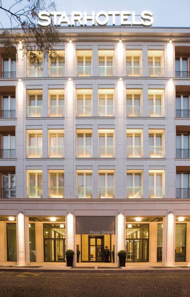 Rosa Grand Milano Starhotels Collezione A city icon in the heart of Italian fashion and design capital Widely acclaimed as one of the best hotels in the city centre of Milan, Starhotels Rosa Grand