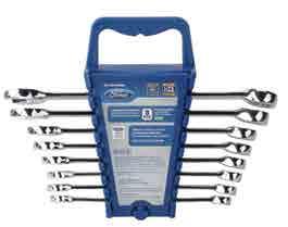 clean fast Wrenches come in a heavy duty plastic elliptical panel storage case that can be used for carrying or hanging wrenches FMCFHTEI078EPIN Set contains: 1/4, 5/16, 3/8, 7/16, 1/2, 9/16, 5/8,