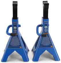 ford-tools.com FMCF0008 2 TON TROLLEY / JACK STAND SET Capacity: 2 ton each Trolley jack lift range: 5.25 to 13 and jack stands minimum height: 10.83, maximum height 16.