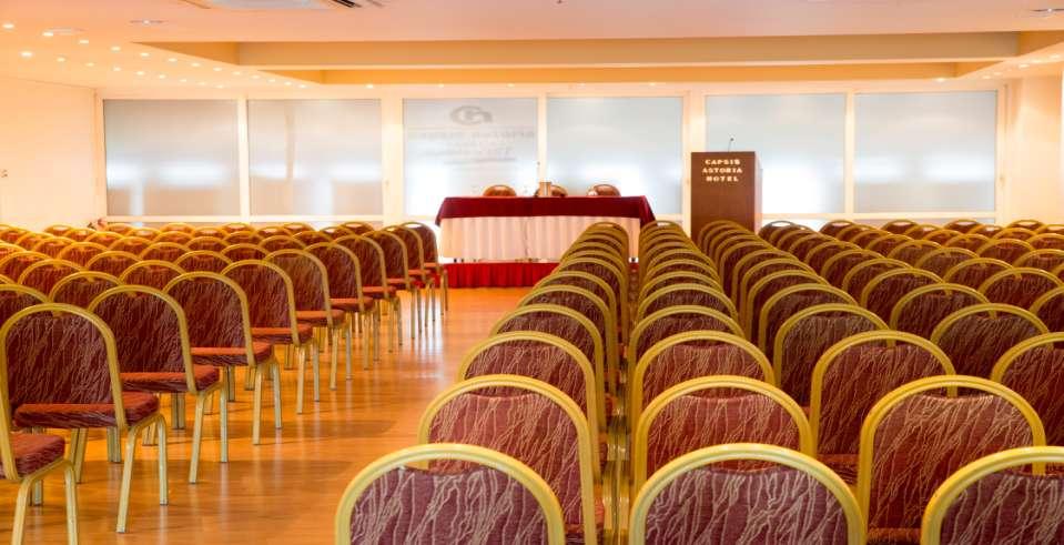 Conference Center 3 multifunctional rooms, fully equipped with the latest electronic and AV tools, satisfy the needs of up to