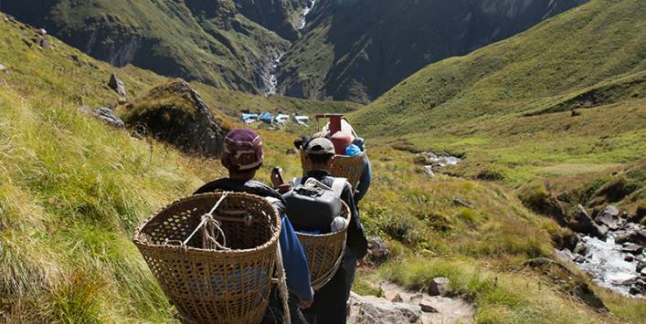 lodge, your guide will organize a mall viit to nearby Gurung village. Trek time: 4 hour.