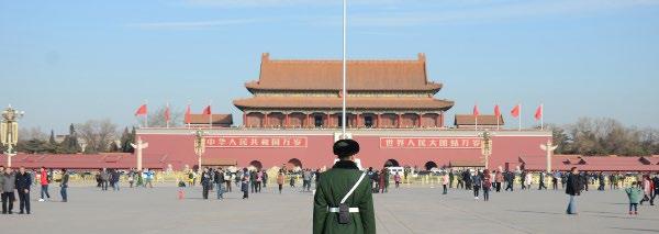 THE ITINERARY Your exploration of Beijing begins with a visit to Tiananmen Square - one of the largest public squares in the world - the tour then takes in the Imperial Palace in the Forbidden City.